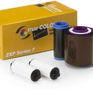 Zebra 800077-748EM, Ribbon, Color-YMCKOK, 60mmx148m 2.36inx485ft , 250 Images, ZXP7,HS ,EMEA
