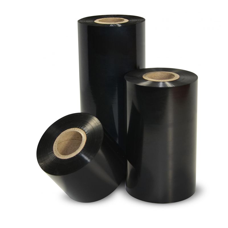Armor T71739IO, musta lämpösiirtovärinauha, 65 mm x 600 m, AXR 8 -teknologia, kestävä ja tarkka tulostus.