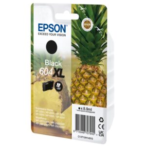 Epson T604XL Black Ink Cartridge w/alarm