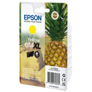 Epson T604XL Yellow Ink Cartridge w/alarm