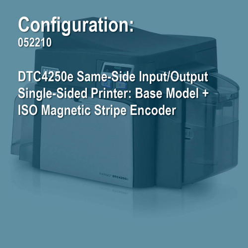 Hid Fargo 052310, DTC4250e Same-Side Input/Output Dual-Sided Printer: Base Model + ISO Magnetic Stripe Encoder - Image 2