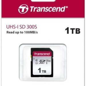 TRANSCEND TS1TSDC300S, 1 TB SDXC CARD, U3, V30 - SDC300S