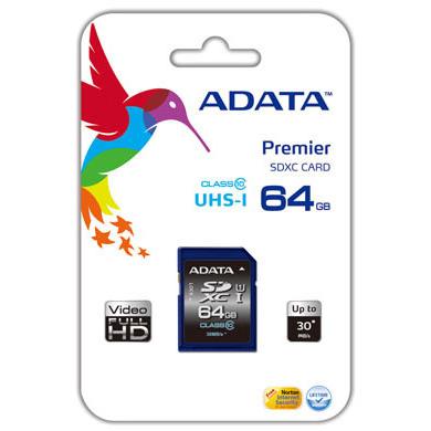 ADATA 64GB SDXC UHS-I Class10