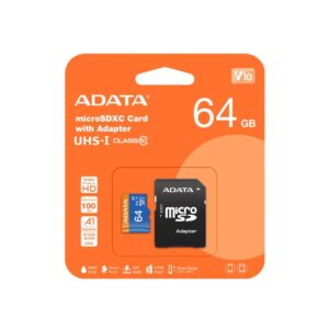 ADATA 64GB Micro SDXC V10 85MB/s + ad.