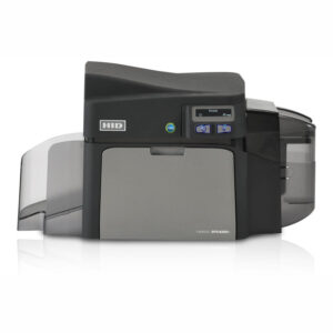HID Fargo DTC4250e, 052041 - Monipuolinen ja energiatehokas korttitulostin USB- ja Ethernet-liitännöillä, tukee PVC- ja PET-kortteja.