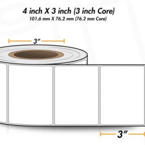 Primera Technology L36IM102076HIS, DTM Label Roll 102 mm x 76 mm (4" x 3")