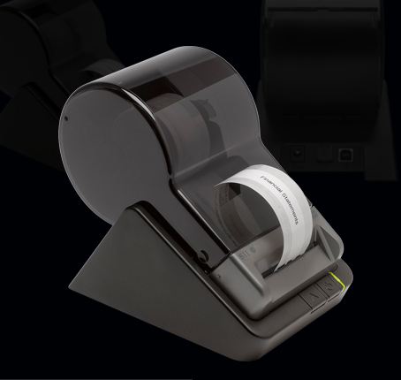 Seiko 42-900111, SLP650-EU SLP650 Printer Unit, 12V, 300 dpi, USB, incl. AC AdapterPW-B1230-W2-E, USB Cable IFC-WH-001U, label roll and documentation - Image 5