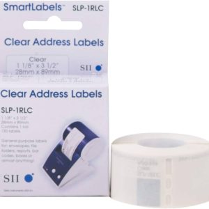 Seiko 42100627 - SLP-1RLC, 62 mm x 29 mm, Direct Thermal, Uncoated, Core 25 mm Label