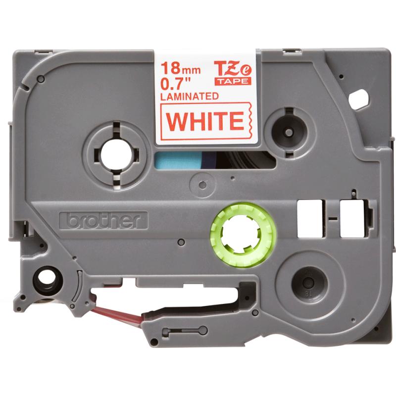 BROTHER TZE242 tape red/white 18mm 8m