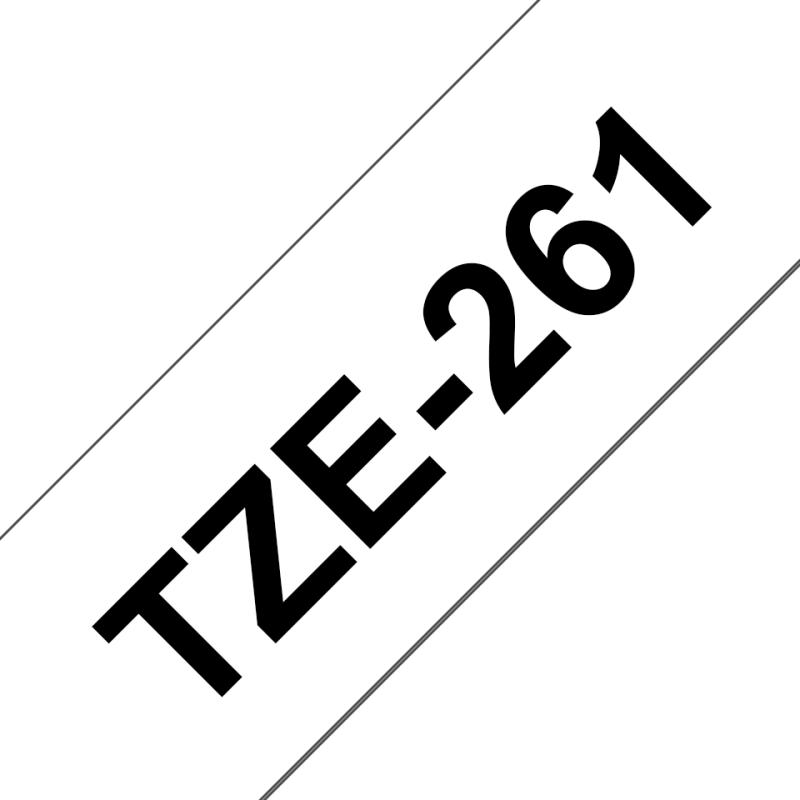BROTHER TZE261 tape black/white 36mm 8m