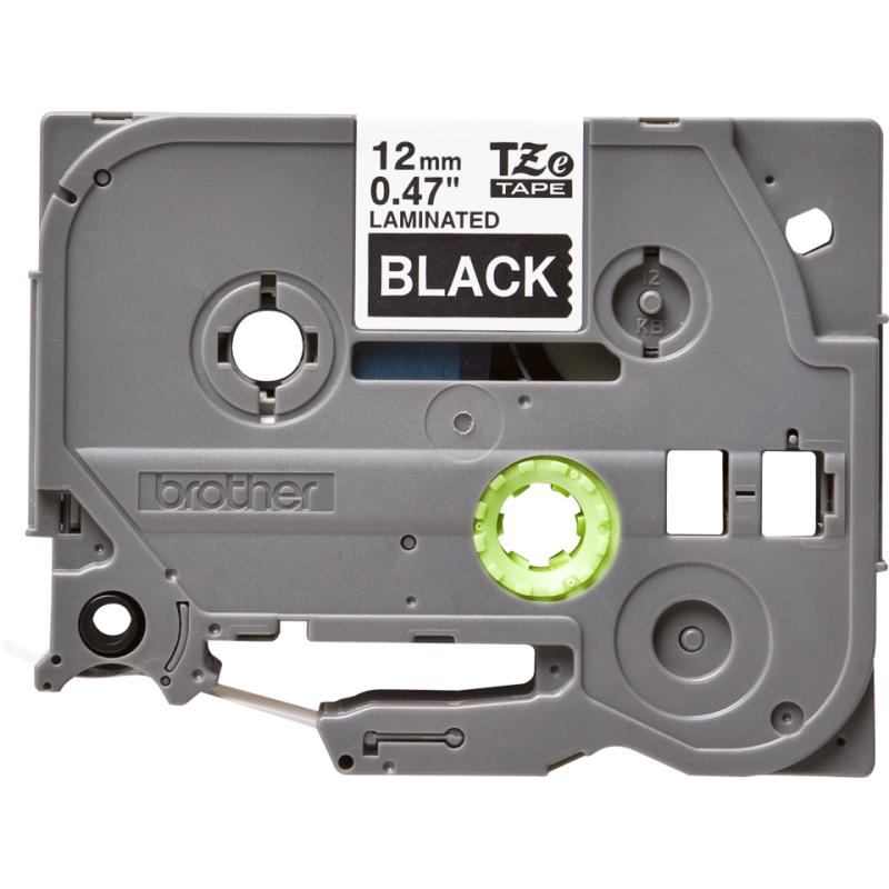 BROTHER TZE335 tape white/black 12mm 8m