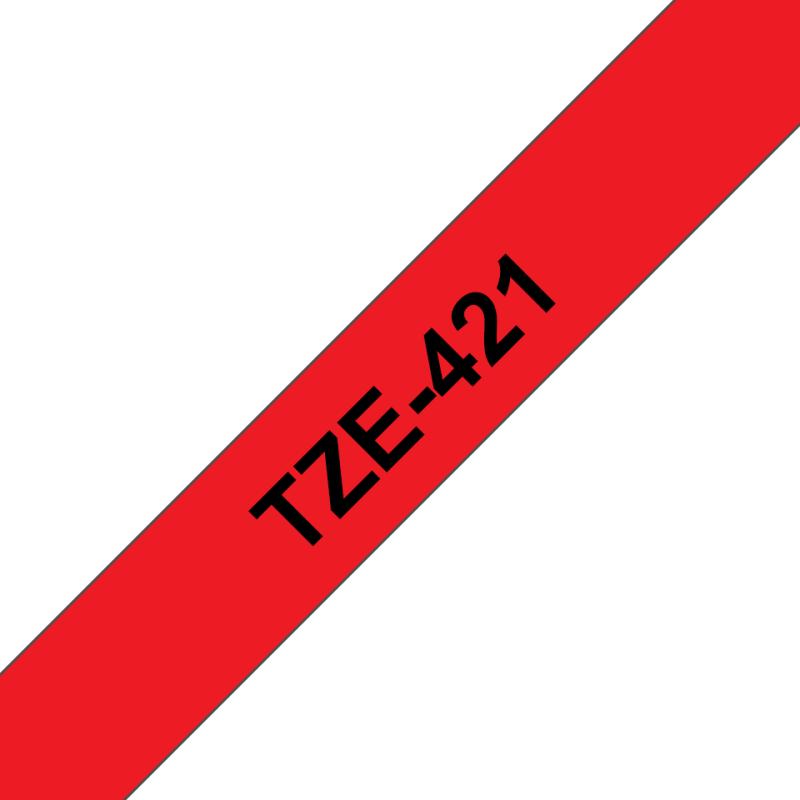 BROTHER TZE421 Tape black/red 9mm 8m