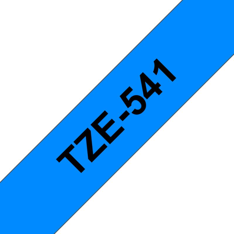 BROTHER TZE541 tape black/blue 18mm 4m