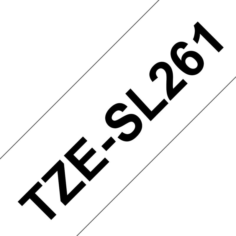 BROTHER TZeSL261 tape Black on White 36