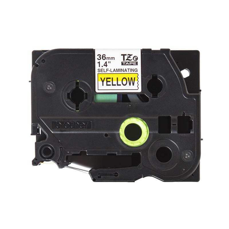 BROTHER TZeSL661 tape Black on Yellow 36