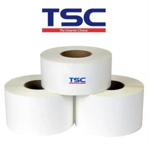 TSC 38-G032020-10LF - Uncoated Thermal Transfer -tarra, 32 mm x 20 mm, Thermal Transfer, Uncoated, Core 76 mm Label