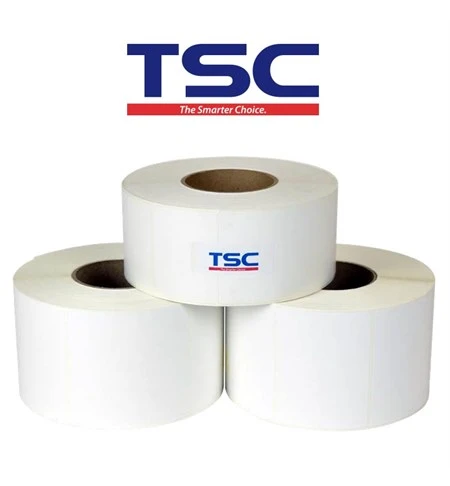 TSC 38-G032020-10LF - Uncoated Thermal Transfer -tarra, 32 mm x 20 mm, Thermal Transfer, Uncoated, Core 76 mm Label