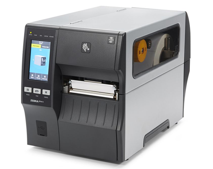 Zebra ZT41142-P0E0000Z, TT Printer ZT411, 4in., 203 dpi, Euro and UK Cord, Serial, USB, 10/100 Ethernet, EZPL