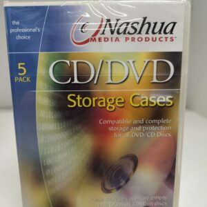 Nashua Single DVD kotelo 5 pack, kirkas