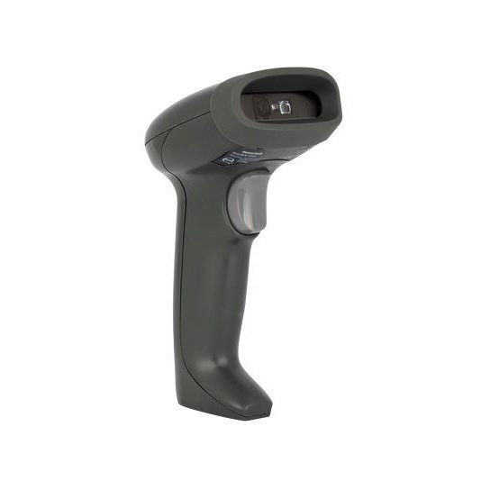 Honeywell 1350G2D-2RS232-R 1350G 2D-skanneri, Musta Ergonominen & Kestävä, 1D/2D-tuki, RS232-liitäntä, 5 vuoden takuu