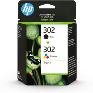 HP 302 Original Ink Cartridge Combo 2-Pk
