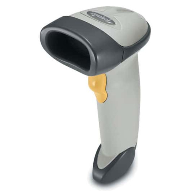 Zebra LS2208 langallisen 1D-laserlukijan mallisarjakuva