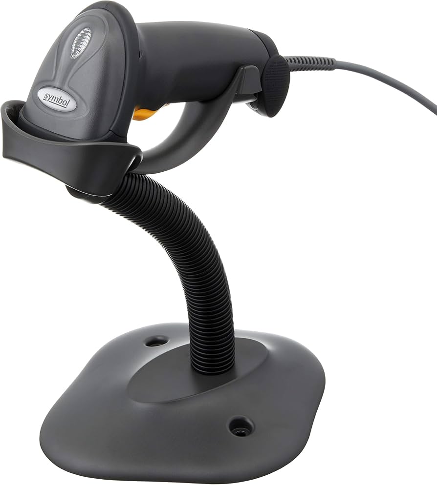 Zebra LS2208 langallisen 1D-laserlukijan mallisarjakuva
