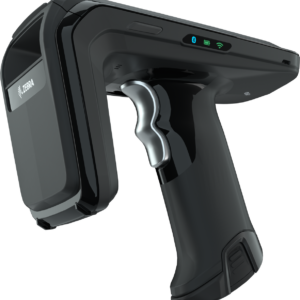 Zebra RFD4031, Teollisuuden UHF RFID-lukija – Bluetooth & WiFi-yhteydet, SE4100-kuvantimella, ergonominen pistoolikahva, kestävä Midnight Black rakenne, 7000mAh akku.