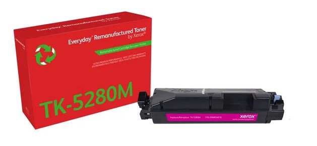 Xerox (Kyocera) 006R04818, ED Uudelleenvalmistettu, Magenta värikasetti TK-5280M