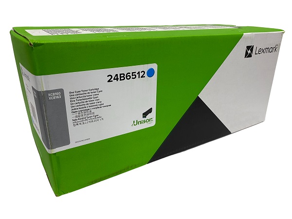 Lexmark 24B6512, Alkuperäinen Syaani Värikasetti