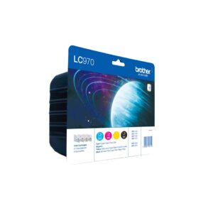 Brother LC970VAL, Mustekasettimonipakkaus CMYK, Korkealaatuinen tulostusjälki