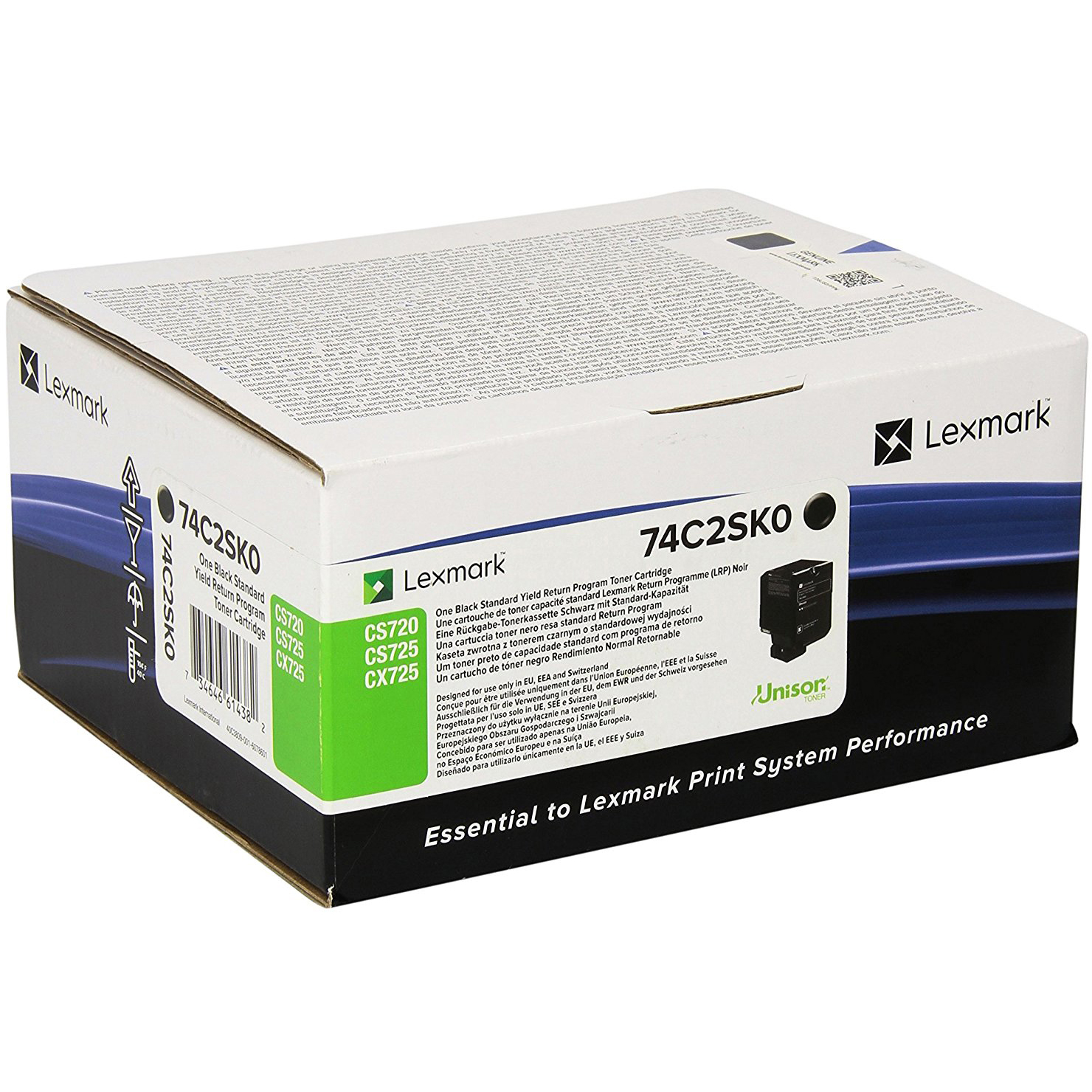 LEXMARK 74C2SK0, Alkuperäinen Musta Värikasetti