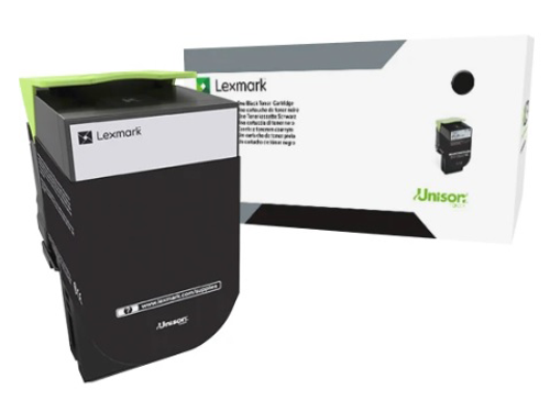 LEXMARK 80C0X10, Alkuperäinen Musta Värikasetti