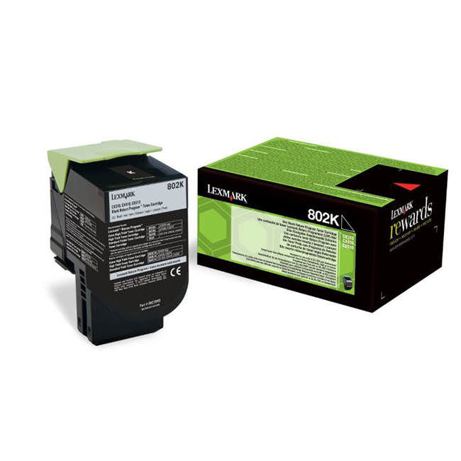 Lexmark 80C20K0, Alkuperäinen Musta Värikasetti