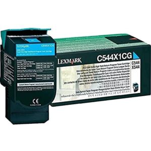 Lexmark C544X1CG, Alkuperäinen Syaani Värikasetti