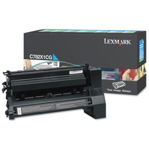 Lexmark C782X1CG, Alkuperäinen Syaani Värikasetti
