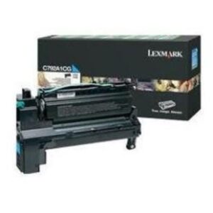 Lexmark C792A1CG, Alkuperäinen Syaani Värikasetti