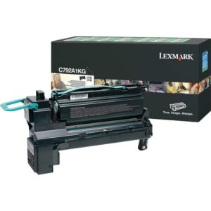 Lexmark C792A1KG, Alkuperäinen Musta Värikasetti