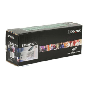 Lexmark E352H31E, Alkuperäinen Musta Korkeatuottoinen Värikasetti
