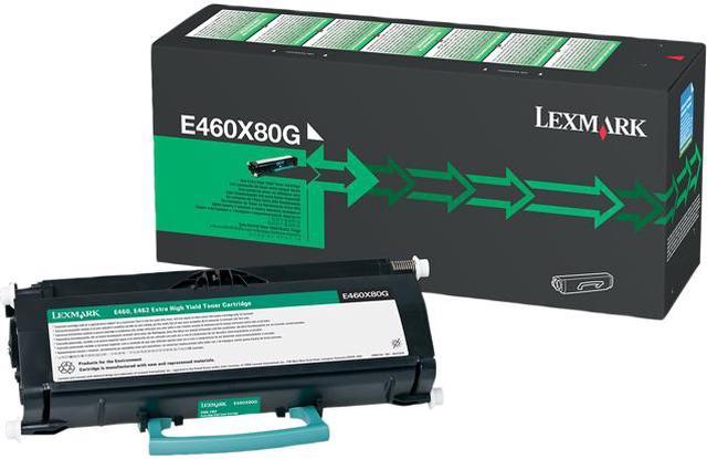 Lexmark E460X80G, Alkuperäinen Musta Värikasetti