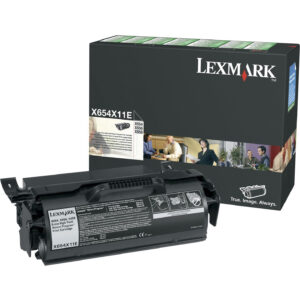 Lexmark X654X11E, Alkuperäinen Musta Värikasetti