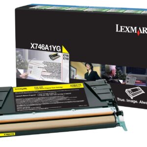 Lexmark X746A1YG, Alkuperäinen Keltainen Värikasetti