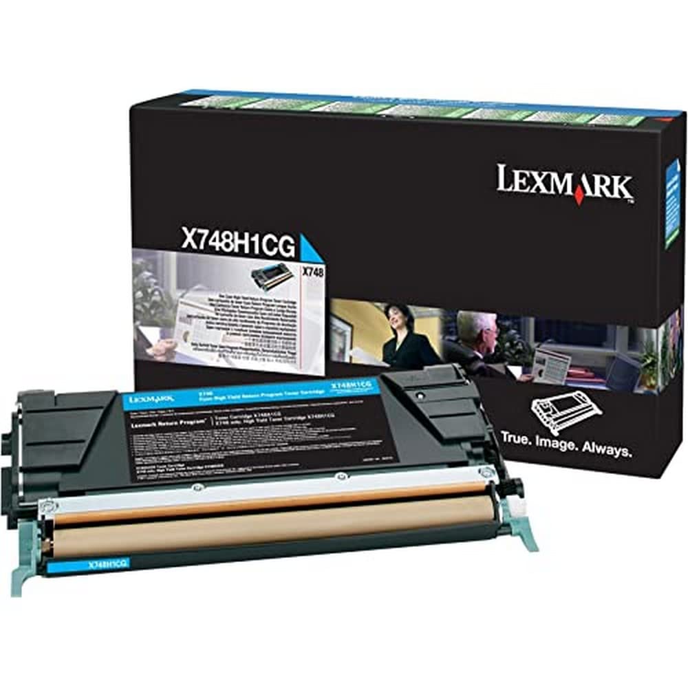 Lexmark X748H1CG, Alkuperäinen Syaani Värikasetti