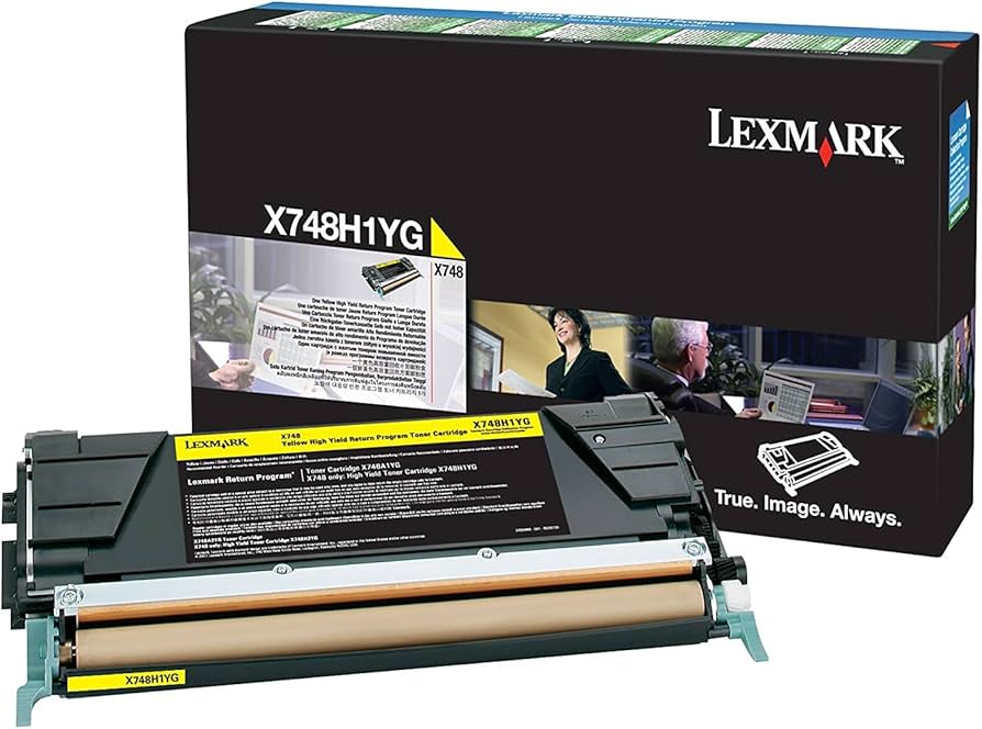 Lexmark X748H1YG, Alkuperäinen Keltainen Värikasetti