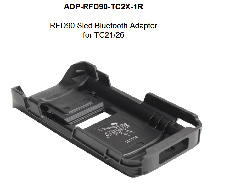 Zebra ADP-RFD90-TC2X-1R, RFD90 Bluetooth-sovitin RFID-skannaukseen