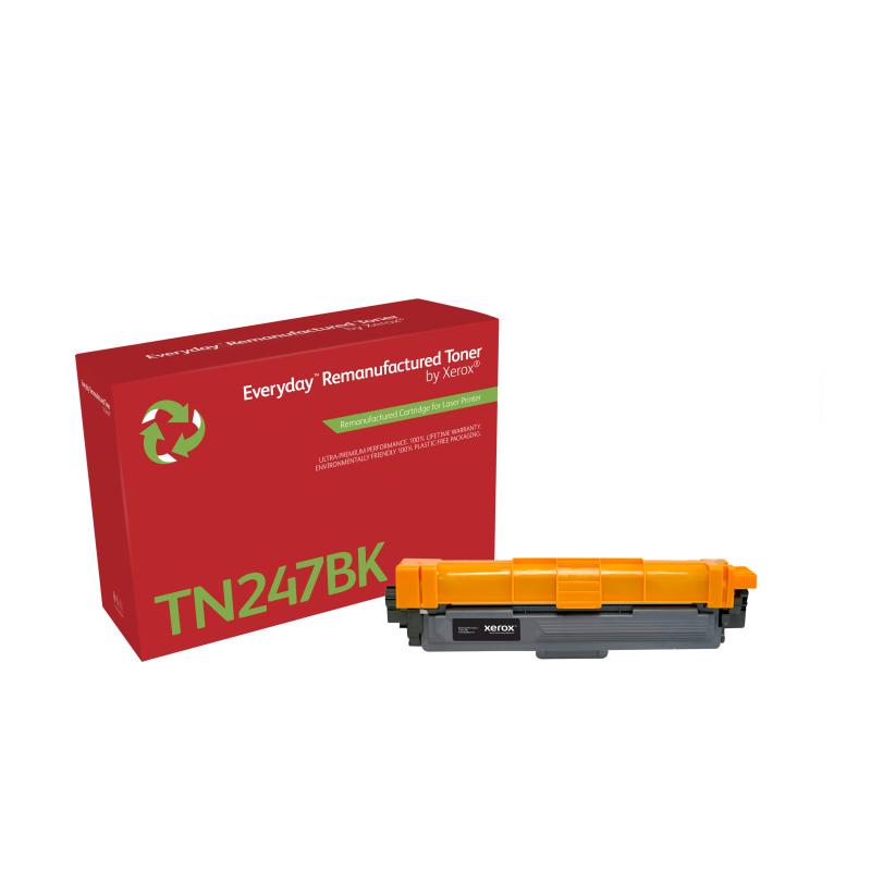 Blk Toner Cartridge eqiv to Brother TN24