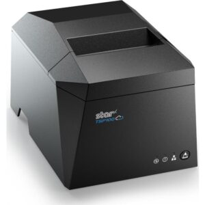 Star Micronics Thermal TSP143IV UE 80mm Wide Paper, Cutter, USB-C, USB-A, Ethernet Interface, Wifi, Bluetooth, CloudPRNT, Grey
