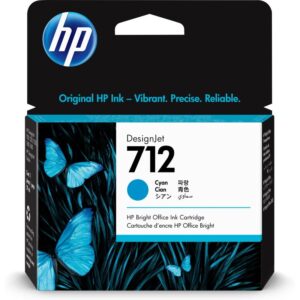 HP 712 Cyan DesignJet Ink Cartridg