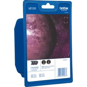 LC-1220BK Black Ink Blister - 2 x BK