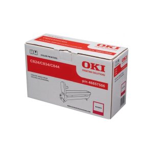 OKI 46857506 alkuperäinen magenta kuvarumpu C824, C834 ja C844 -tulostimiin, valmistajan tuotepakkaus